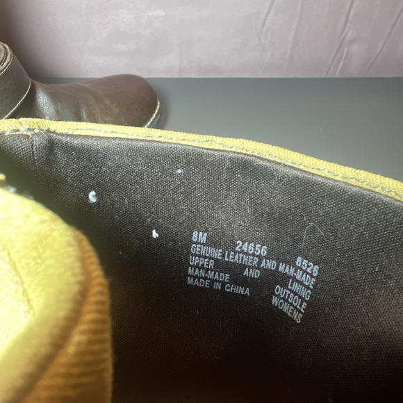 Women's Timberland Round Toe Chelsea Boot Size 8 Two Tone Wheat & Brown Leather - Picture 7 of 12